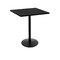 Holland Bar Stool Co 42" 214 Black Table, 30" x 30" Square Top 214-2242BW30SQ - alternate 1
